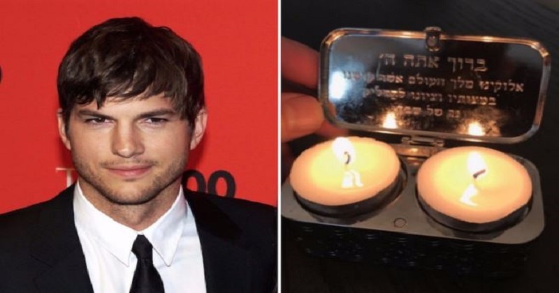 Ashton Kutcher souhaite shabbat shalom