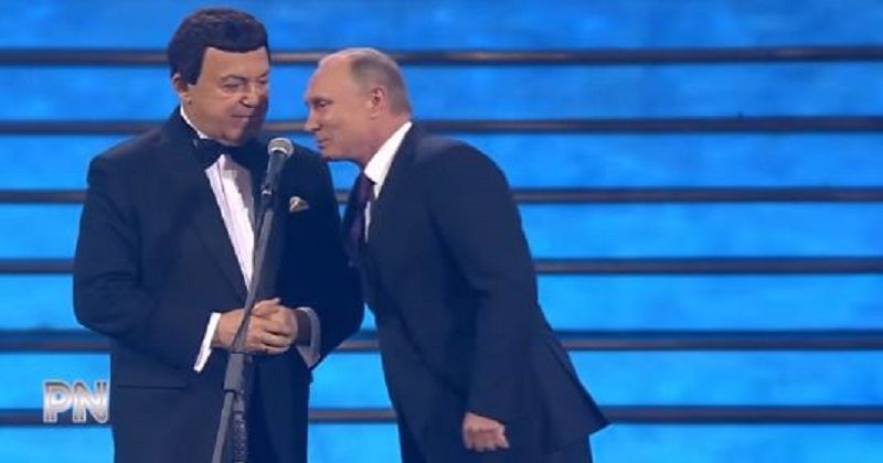 Poutine et Iosif Kobzon
