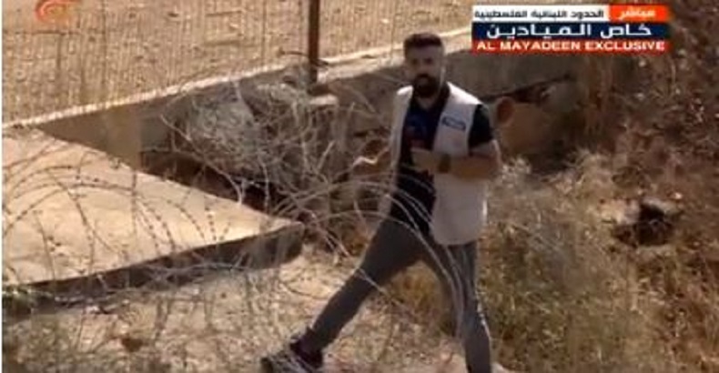 Ce journaliste libanais traverse la frontière israélienne en direct